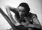 Martha Graham as the Bride in the 1958 movie of Appalachian Spring - frame enlargement from the author's 16mm print