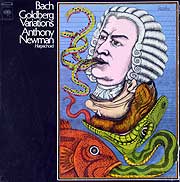 Anthony Goldberg's recording of the Goldberg Variations (Columbia LP cover