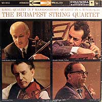 The Budapest Quartet plays the Debussy and Ravel Quartets (Columbia LP MS-6015)