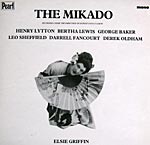 The 1926 D'Oyly Carte Mikado - Pearl LP cover