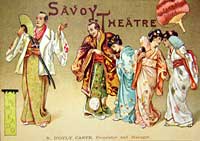 Poster for an early D'Oyly Carte production of the Mikado