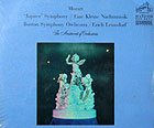 Erich Leinsdorf conducts the Mozart Jupiter Symphony (RCA LP cover)