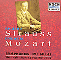 Richard Strauss conducts the last three Mozart symphonies (Koch CD cover)