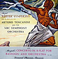 Arturo Toscanini conducts the NBC Symphony Orchestra in Mozart's Jupiter Symphony (RCA LP cover)