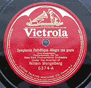 Willem Mengelberg conducts the New York Philharmonic in Tchaikovsky's Symphony # 6 (1923 studio recording, abridged)