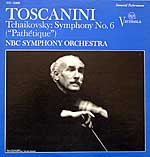Arturo Toscanini conducts the NBC Symphony in Tchaikovsky's Symphony # 6 (1947 studio recording; Victrola LP reissue)