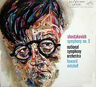 Howard Mitchell conducts the National Symphony Orchestra (RCA LP cover)
