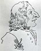Antonio Vivaldi - 1723 Caricature