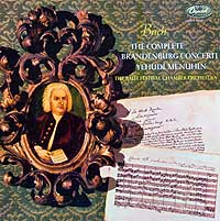 Yehudi Menuhin conducts the Bath Festival Orchestra (Capitol LP cover)