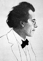 Gustav Mahler - etching by Emil Orlik