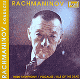 Rachmaninoff conducts -- Pearl CD cover