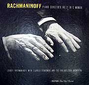 Rachmaninoff with Leopold Stokowski and the Philadelphia Orchestra - RCA 78 album cover