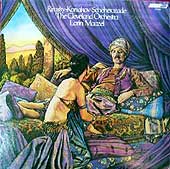 Lorin Maazel and the Cleveland Symphony play Scheherazade (London LP cover)
