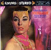 Pierre Monteux and the London Symphony play Scheherazade (RCA LP cover)