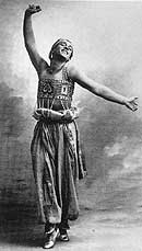 Nijinsky as the Golden Slave in Scheherazade (1910 Ballets Russes production)
