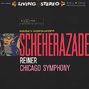 Fritz Reiner and the Chicago Symphony play Scheherazade (RCA LP cover)