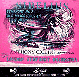 Anthony conducts the Sibelius Symhony # 2 (London LP cover)