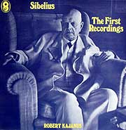 Jean Sibelius -- the First Recordings (World LP cover)