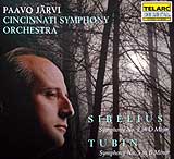 Paavo Jarvi conducts the Sibelius Symphony # 2 (Telarc CD cover)