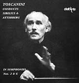 Arturo Toscanini conducts the Sibelius Symphony # 2 (Dell'Arte CD cover)