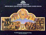 Bernstein conducts Verdi's Requiem (Columbia LP cover)