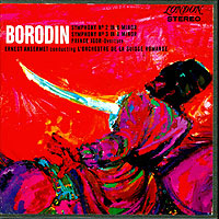 Ernest Ansermet conducts the Borodin Symphony # 2 -- London tape box cover