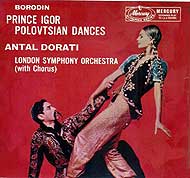 Dorati conducts the Polovtsian Dances from Prince Igor -- Mercury EP cover