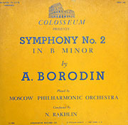 Nathan Rakhlin conducts the Borodin Symphony # 2 -- Colosseum LP cover
