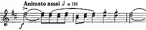 The counter-theme of the first movement