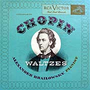 Alexander Brailowski plays the Chopin Waltzes -- RCA LP cover