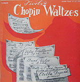 Etelka Freund plays 12 of the Chopin Waltzes (Plymouth LP cover)