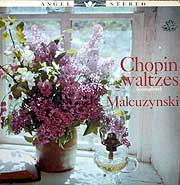 Witold Malcuzynski plays the Chopin Waltzes (Angel LP cover)