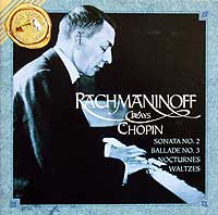 Sergei Rachmaninoff Plays Chopin -- BMG CD cover