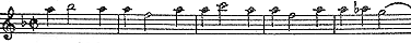 The main melody of the first movement