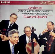 The Guarneri Quartet plays Beethoven's Op. 130 Quartet (Telarc CD cover)