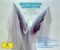 Leonard Bernstein and the Concertgebouw play the Missa Solemnis (DG CD cover)