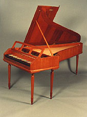 Fortepiano after Stein by D. Jacques Way, Stonington, 1986; courtesy Carey Beebe Harpsichords