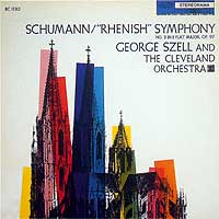 George Szell and the Cleveland Orchestra in Schumann's Symphony # 3 (Epic LP)