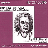 The Roth Quartet plays the Art of the Fugue (Divine Art CD)