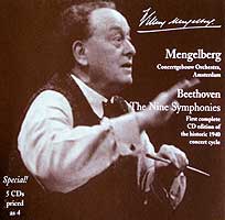 Willem Mengelberg conducts the Concertgebouw (Music and Arts CD set)