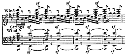 The opening and theme of the fourth movement