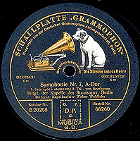 Walter Wohllebe conducts the Berlin State Opera Orchestra (Grammophon 78)