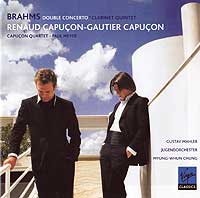 Renaud and Gautier Capucon play the Double Concerto, Myung-Whun Chung conducting (Virgin CD cover)