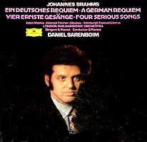 Daniel Barenboim conducts the Brahms German Requiem (DG LP)