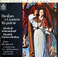 Otto Klemperer conducts the Brahms German Requiem (Angel open reel tape)