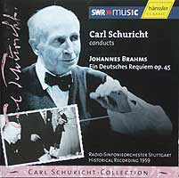 Carl Schuricht conducts the Brahms German Requiem (Odyssey LP)