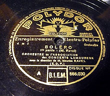 Title - Ravel's recording of his Bolero