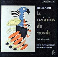 Milhaud's la Creation du Monde (RCA Soria LP)
