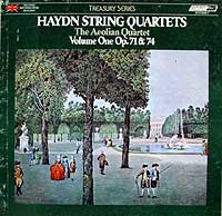 The Aeolian Quartet plays Haydn quartets (London Stereo Treasury LP box cover)
