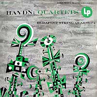 The Budapest Quartet plays the Haydn Op. 76 quartets (Columbia LP box cover)
